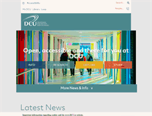 Tablet Screenshot of dcu.ie